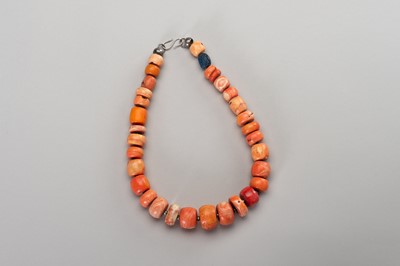 Lot 981 - A CORAL NECKLACE WITH EXPERTISE