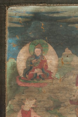 Lot 1018 - A THANGKA OF CHAKRASAMVARA WITH HIS CONSORT